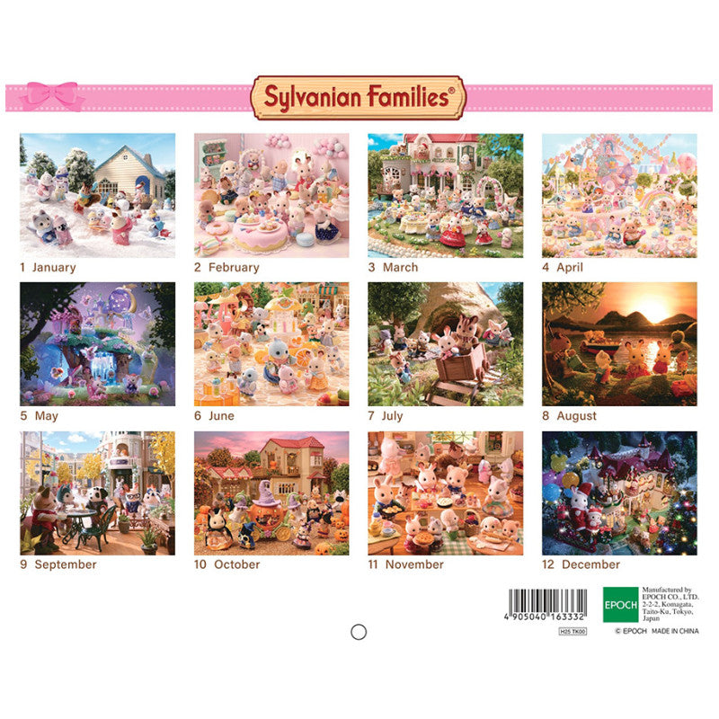 Calendrier 2026 Sylvanian Families
