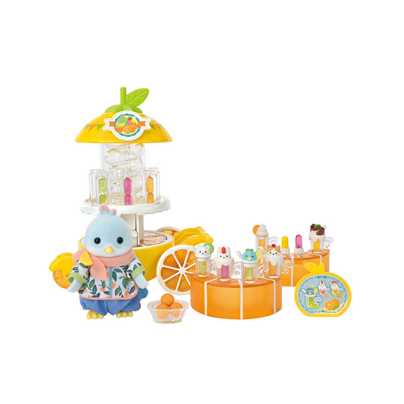 Le stand de jus de fruits