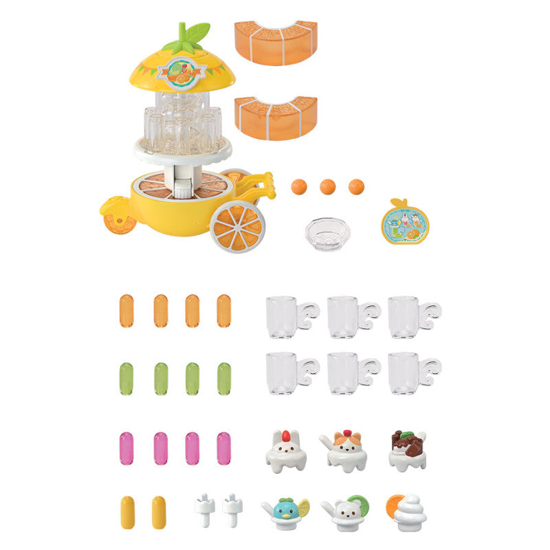 Le stand de jus de fruits