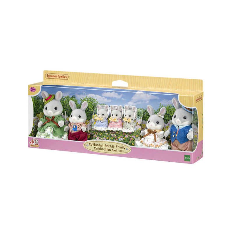 Coffret anniversaire – La famille Lapin Gris