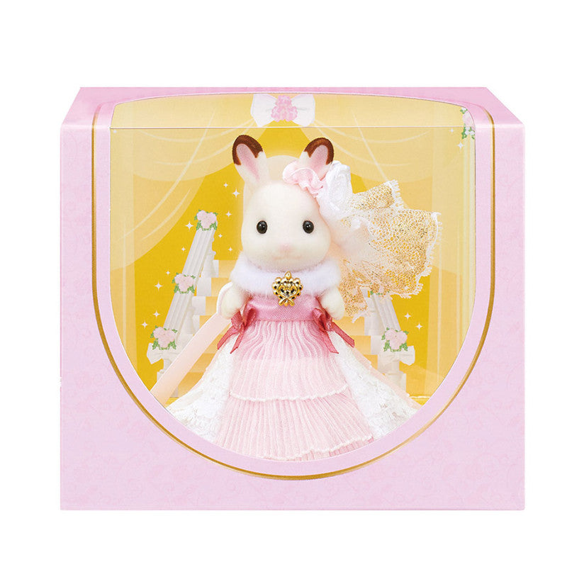 La fille Lapin Chocolat en robe de bal