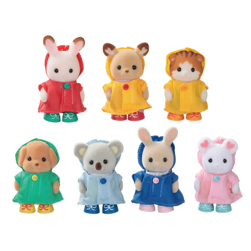 Les bébés en imperméables