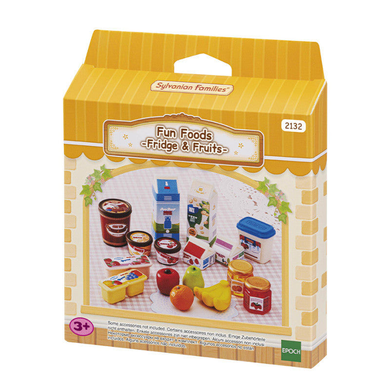 Le set de nourriture - Produits laitiers et fruits