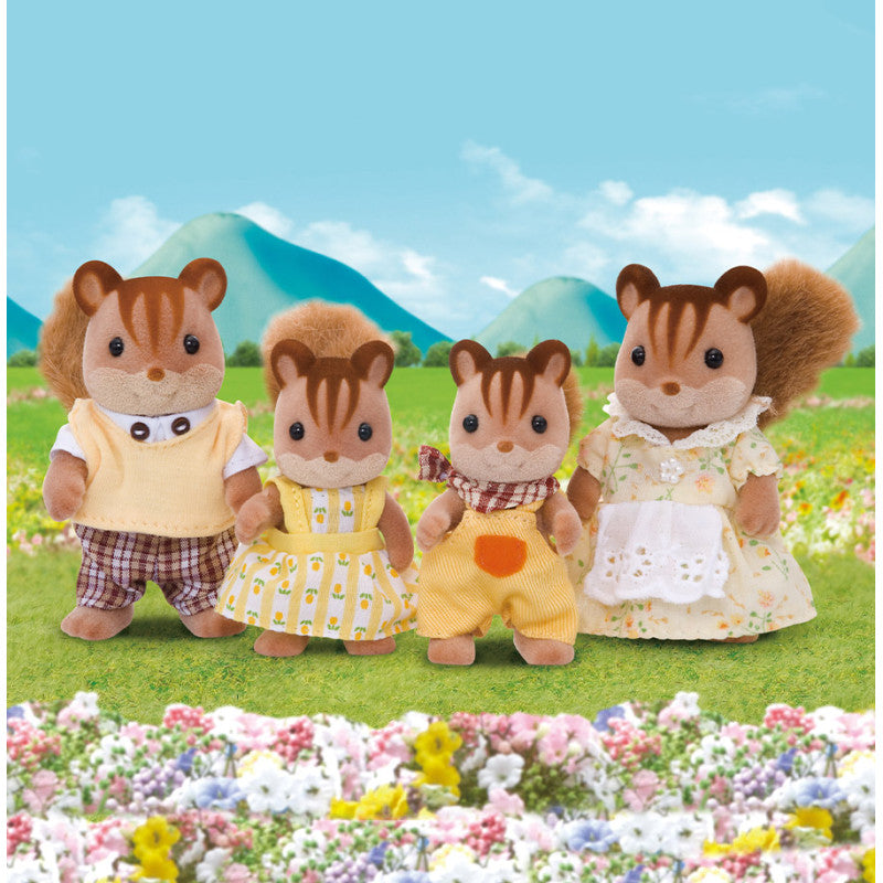 La famille Écureuil Roux