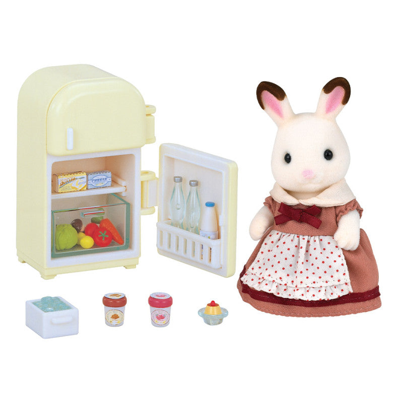 La maman Lapin Chocolat et le réfrigérateur