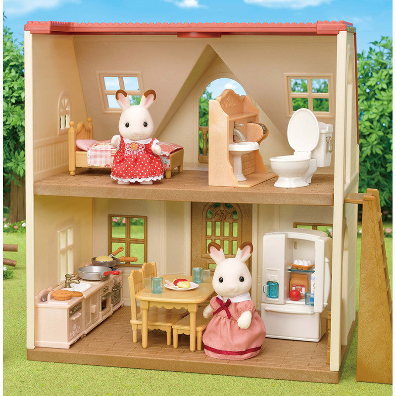 Le set d'ameublement pour cosy cottage et maman Lapin Chocolat