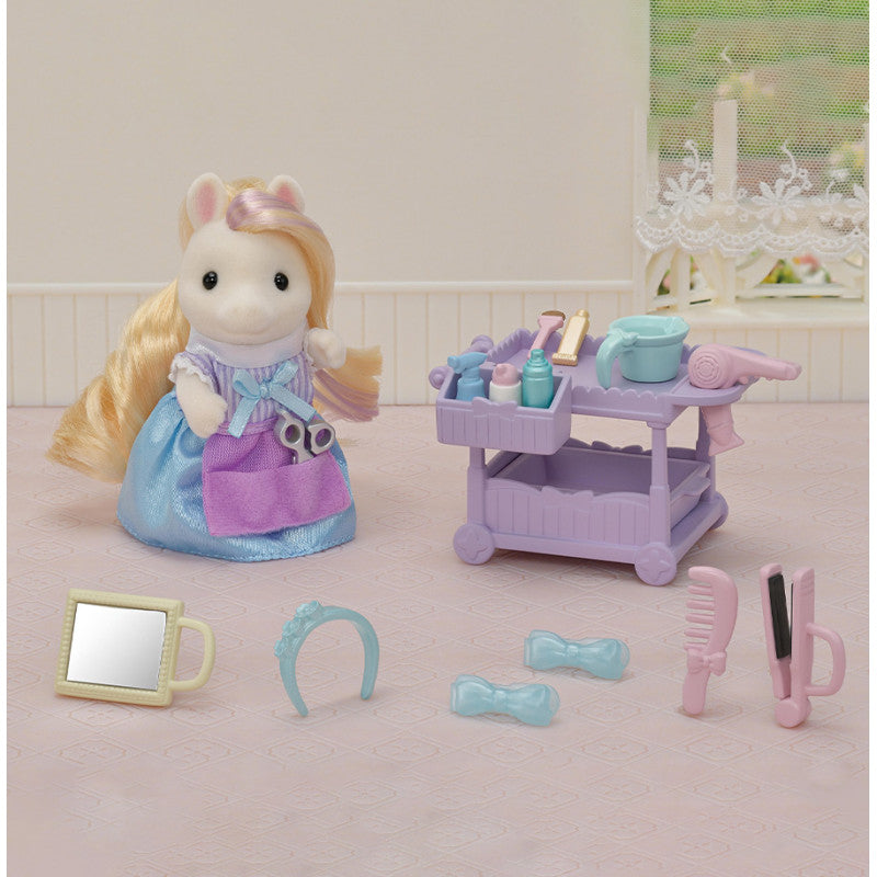 La maman Poney et son kit de coiffure