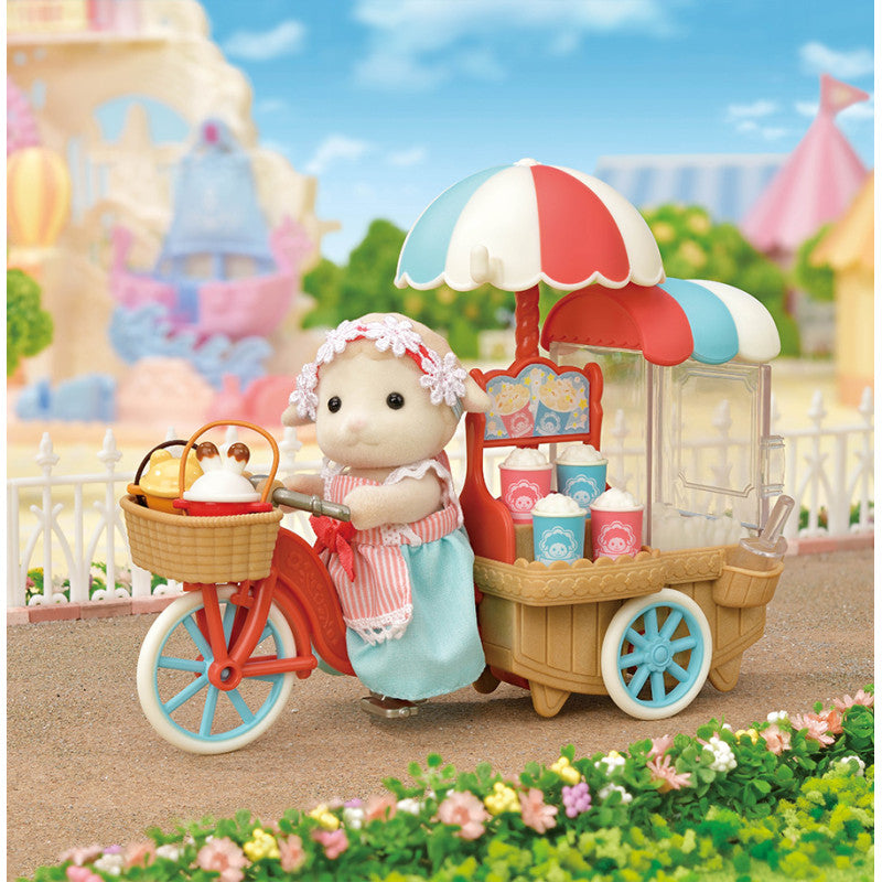 La maman Mouton et son stand de popcorn