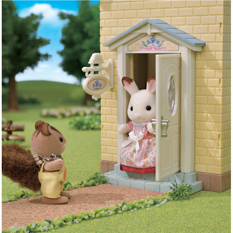 Le coffret cottage au toit bleu