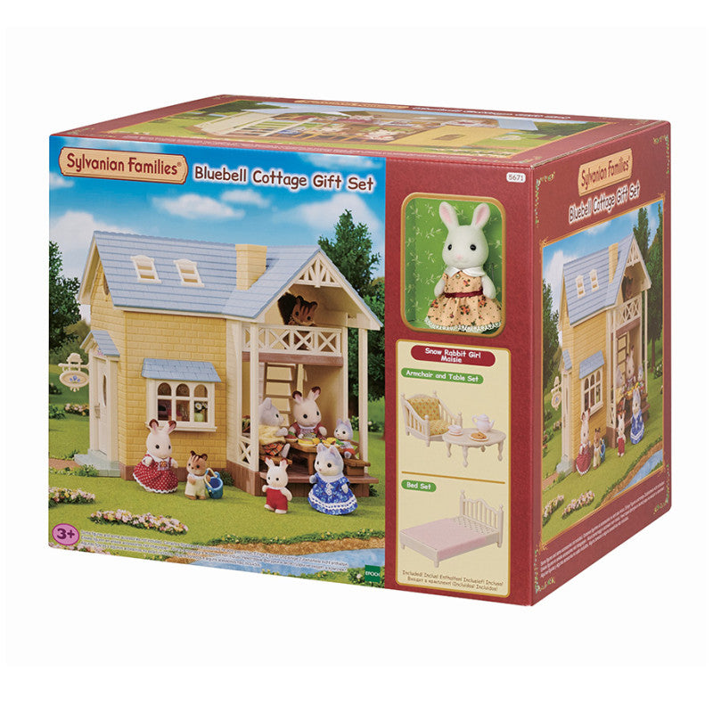 Le coffret cottage au toit bleu