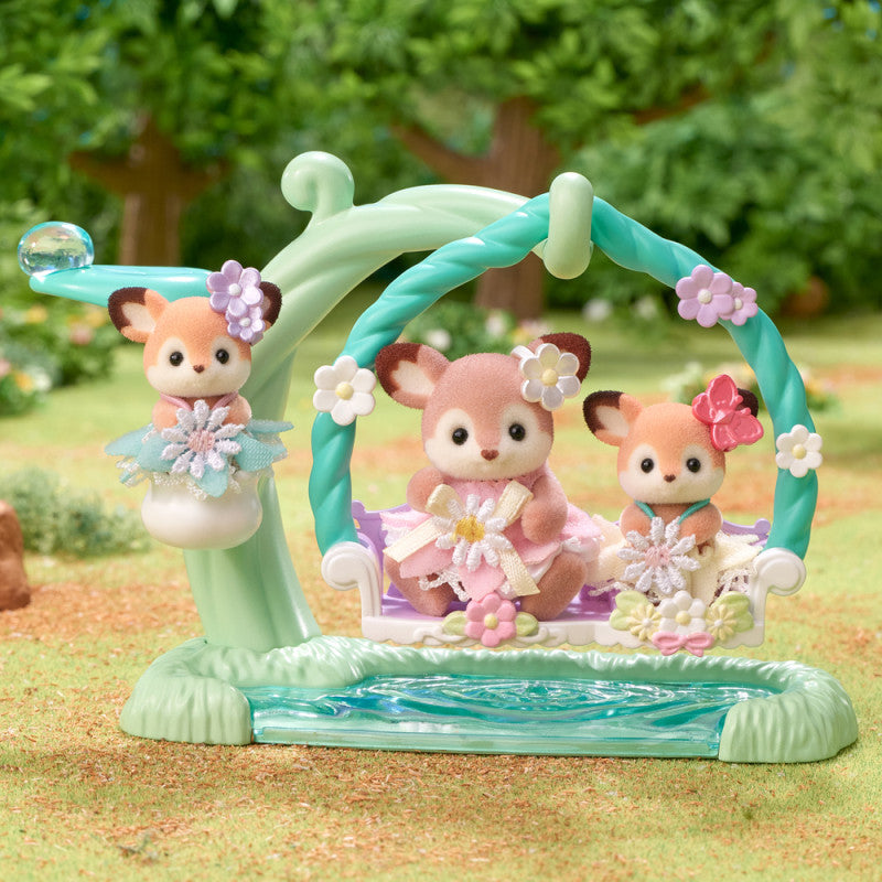 Les bébés Biche et balancelle