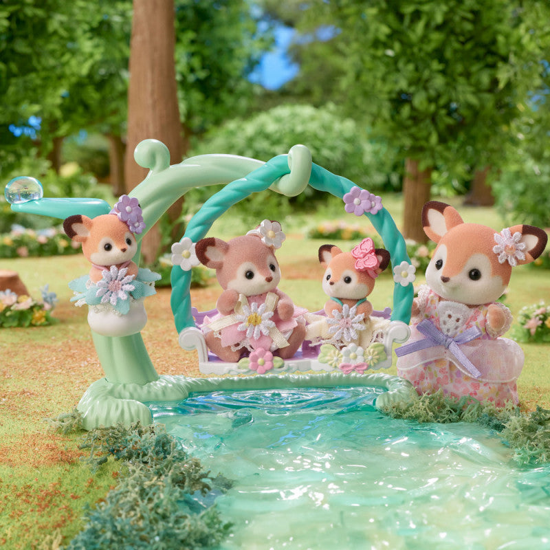 Les bébés Biche et balancelle