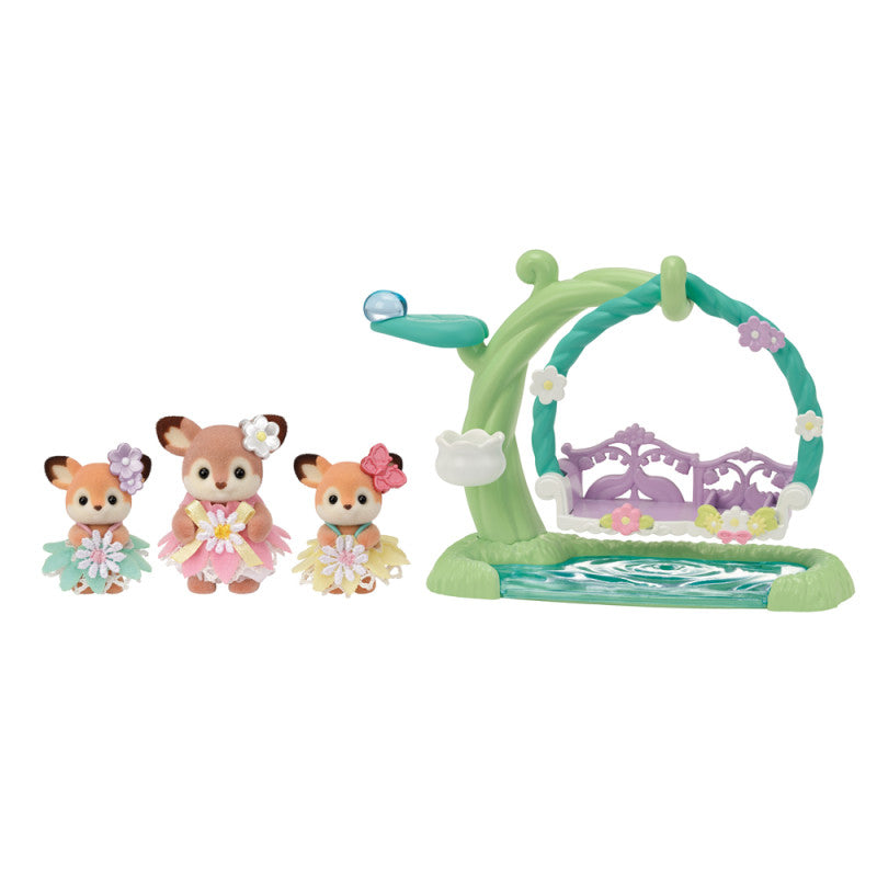 Les bébés Biche et balancelle