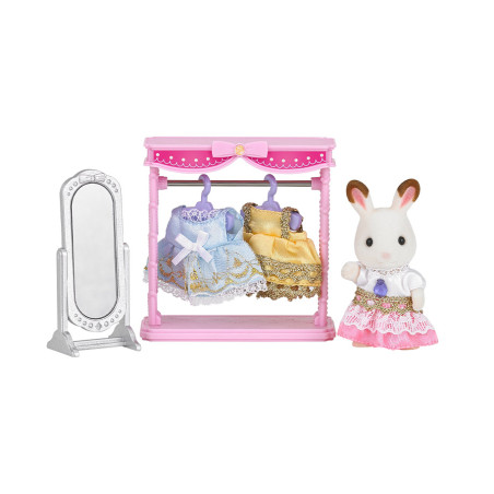 Le dressing et la fille Lapin Chocolat