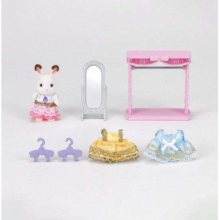 Le dressing et la fille Lapin Chocolat