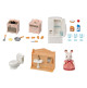 Le set d'ameublement pour cosy cottage et maman Lapin Chocolat de Sylvanian Family - 1