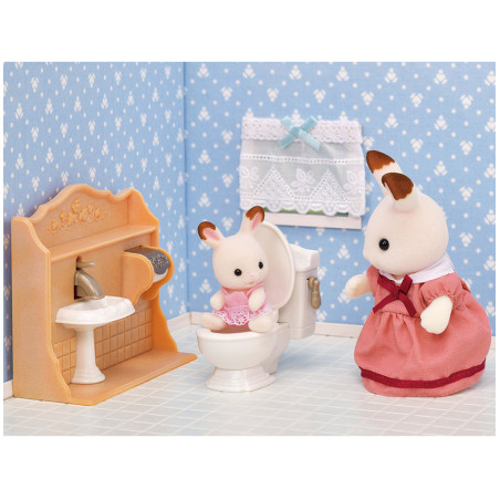 Le set d'ameublement pour cosy cottage et maman Lapin Chocolat de Sylvanian Family - 4