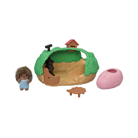 La cachette des bébés et le bébé Hérisson de Sylvanian Family
