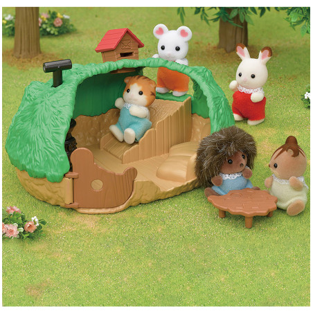 La cachette des bébés et le bébé Hérisson de Sylvanian Family - 6