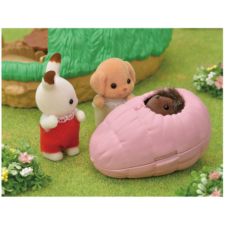 La cachette des bébés et le bébé Hérisson de Sylvanian Family - 8