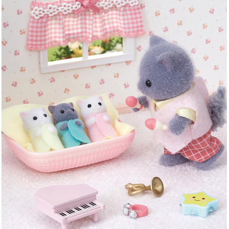 Les triplés Chat Persan de Sylvanian Family - 3