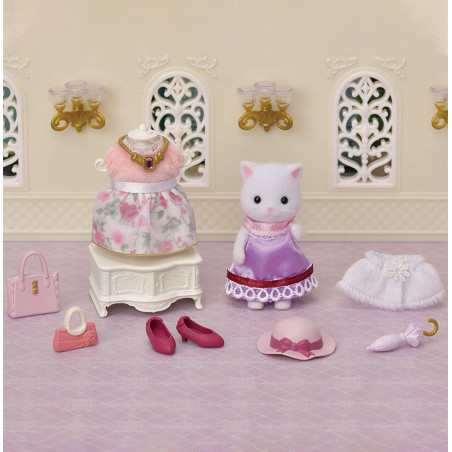 La valisette de mode et la grande Sœur chat Persan de Sylvanian Family - 6