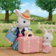 La maman Lapin Neige et sa valise de weekend de Sylvanian Family - 2
