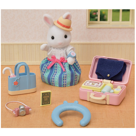 La maman Lapin Neige et sa valise de weekend de Sylvanian Family - 4
