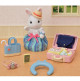 La maman Lapin Neige et sa valise de weekend de Sylvanian Family - 4