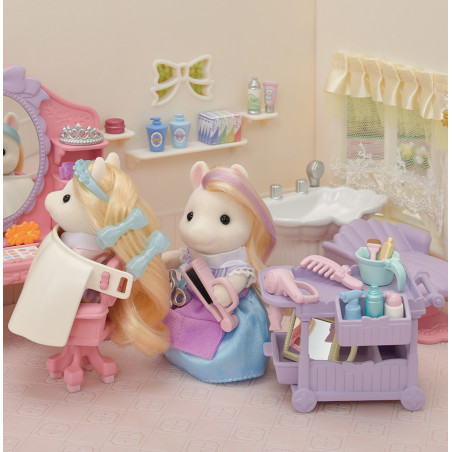 La maman Poney et son kit de coiffure de Sylvanian Family - 6