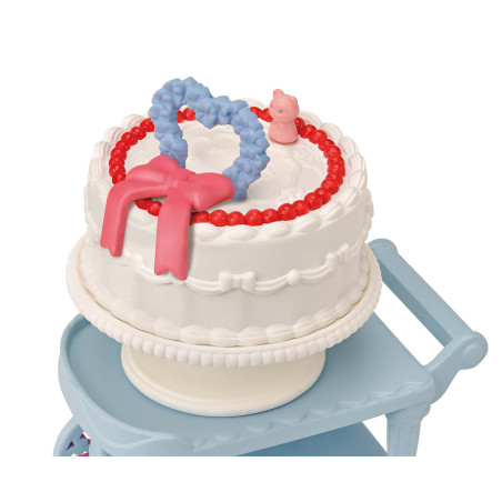 La fille Chat Bicolore et son goûter d’anniversaire de Sylvanian Family - 4