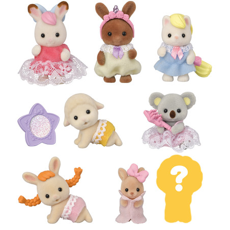 Les bébés et leurs drôles de coiffures (sachet surprise série 8) de Sylvanian Family