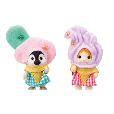 Le duo costumé - crèmes glacées de Sylvanian Family