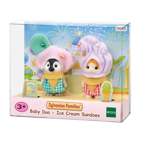 Le duo costumé - crèmes glacées de Sylvanian Family - 1