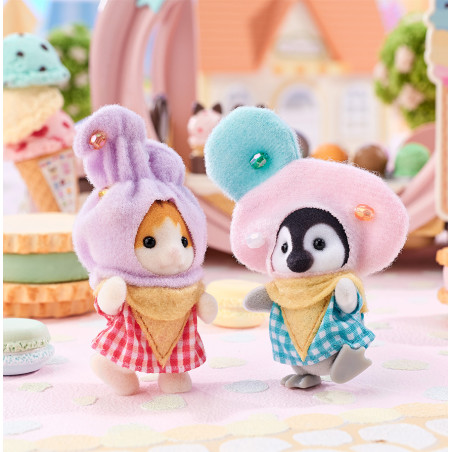 Le duo costumé - crèmes glacées de Sylvanian Family - 2