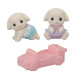 Les jumeaux Lapin Bélier de Sylvanian Family - 1