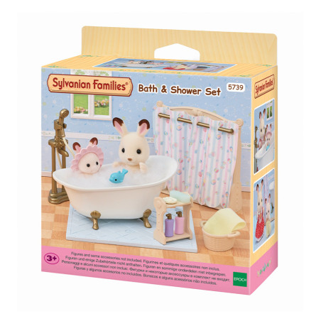 Le set baignoire et douche de Sylvanian Family - 2