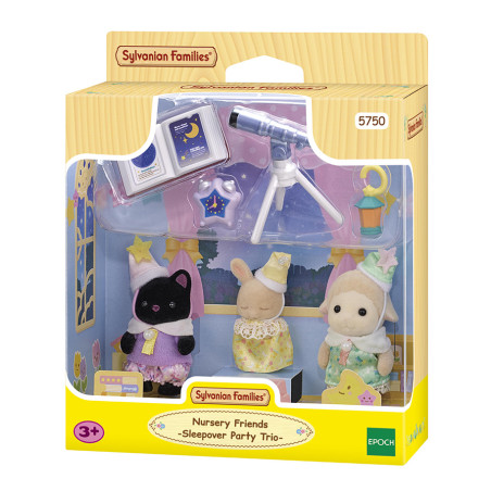 Le trio des bébés pyjama party de Sylvanian Family - 2