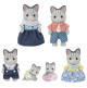 La famille Chat Pêcheur - Sylvanian Families 0