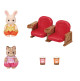 Les bébés au cinéma - lapin et chat de Sylvanian Family - 3