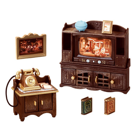 Le set télévision et téléphone - ÉDITION PRESTIGE de Sylvanian Family