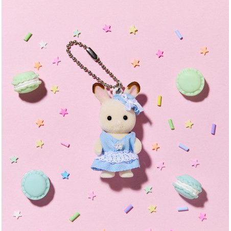 Le porte-clés bébé Lapin Chocolat - Bleu de Sylvanian Family - 2