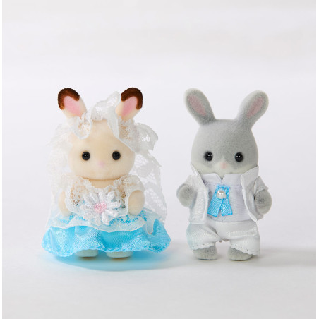 Les bébés en tenues de mariage de Sylvanian Family - 3