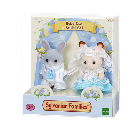 Les bébés en tenues de mariage de Sylvanian Family - 1