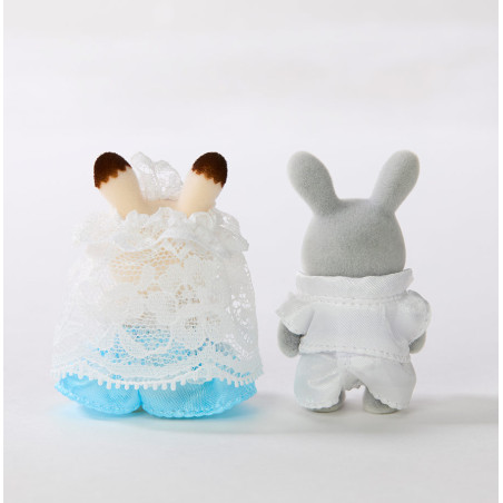Les bébés en tenues de mariage de Sylvanian Family - 4