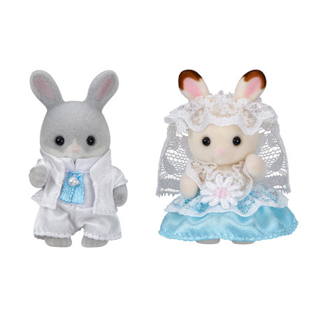 Les bébés en tenues de mariage de Sylvanian Family