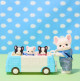 La poussette-van des triplés Bouledogue Français - Sylvanian Families 3