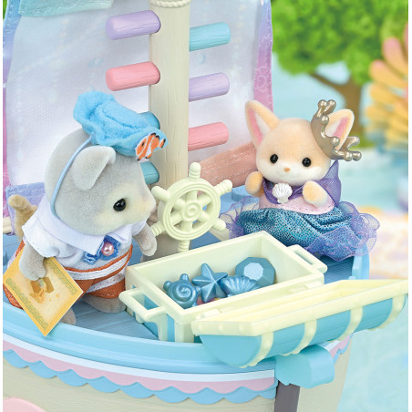 Le bateau d'aventure du bébé Fennec de Sylvanian Family - 7