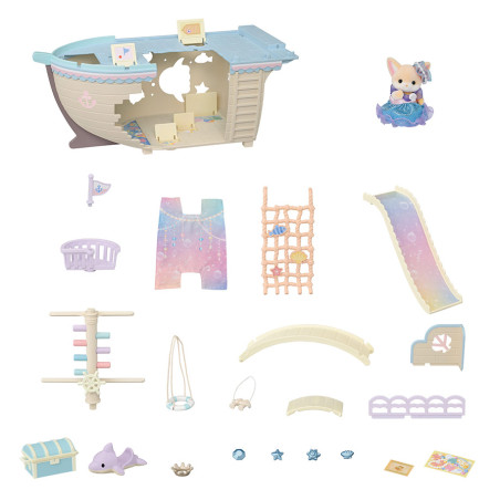 Le bateau d'aventure du bébé Fennec de Sylvanian Family - 2