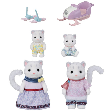 La famille Panthère des neiges de Sylvanian Family - 2